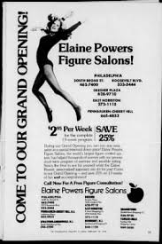 Vintage Promo Ad For Elaine Powers