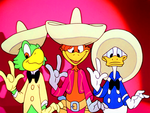  Walt Disney Screencaps – José Carioca, Panchito Pistoles & Donald con vịt, vịt