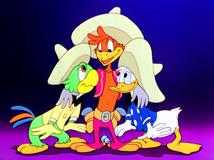 Walt Disney Screencaps – José Carioca, Panchito Pistoles Donald Duck