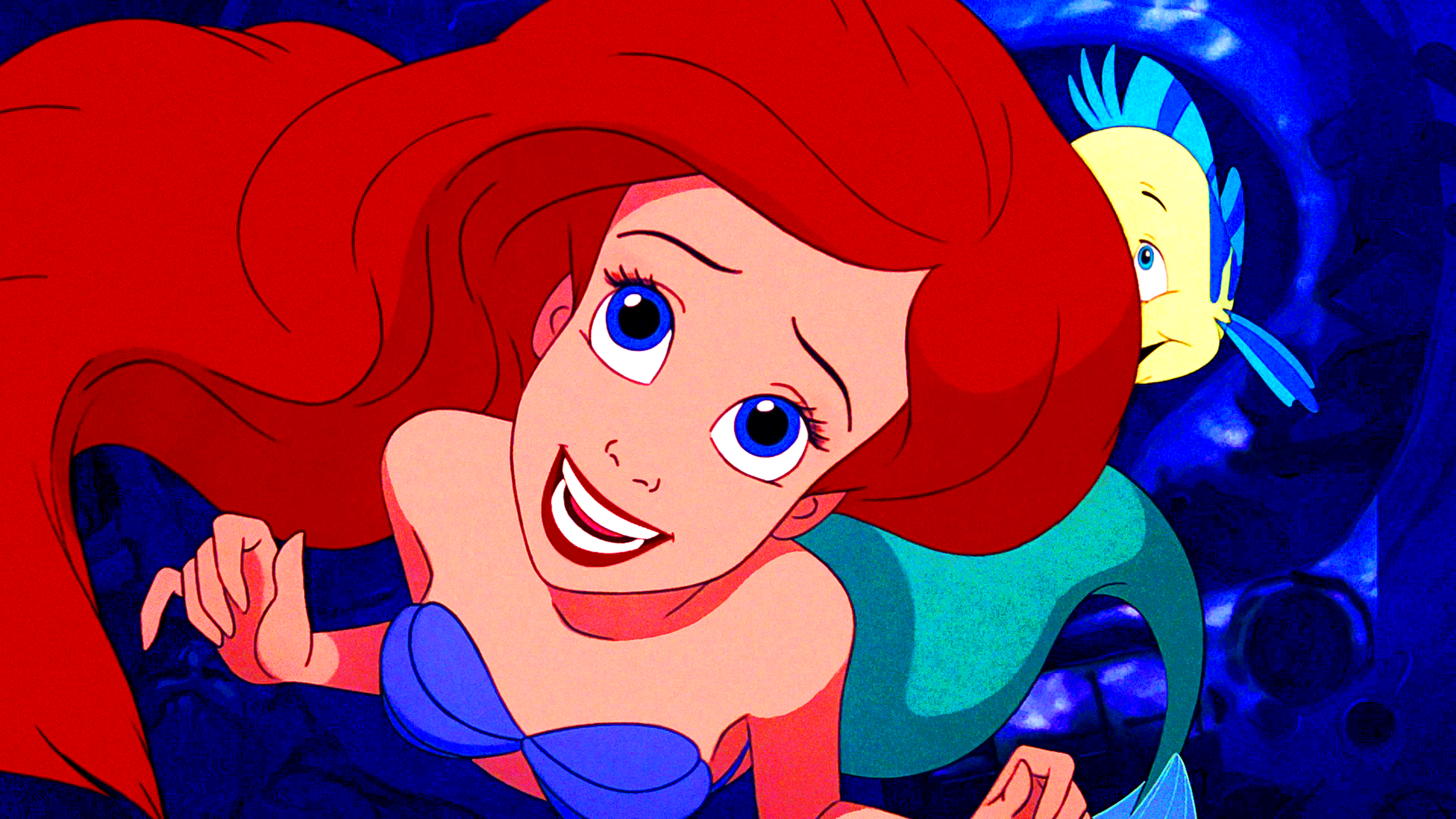 Screencaps Flounder Ariel Disney Princess Walt Fanpop Characters.