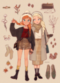 anna and elsa - frozen wallpaper