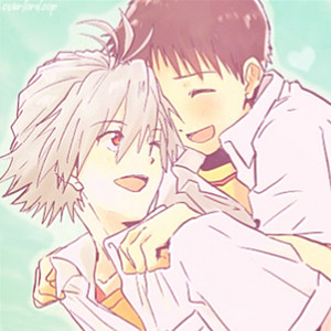  Anime sunting #120 - Kaworu and Shinji