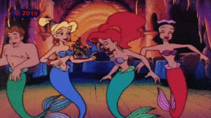  Walt डिज़्नी Gifs -Pearl, Princess Ariel & Princess Alana