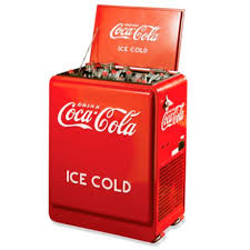  Vintage Coca Cola Beverage enfriador, refrigerador