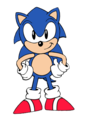 Classic Sonic the Hedgehog - sonic-the-hedgehog fan art