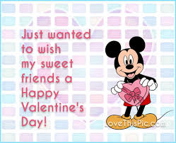 ディズニー Valentine Wishes