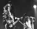 Gene and Paul ~Mt. Pleasant, Michigan...January 30, 1976 (Alive Tour)  - kiss photo
