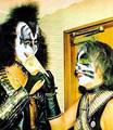 Gene and Peter ~Tokyo, Japan...March 24-April 2, 1978 (Alive II Tour) - kiss photo