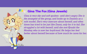  Gina The vos, fox beschrijving