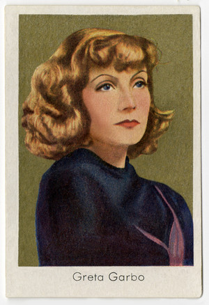 Greta Garbo Cigarette Card