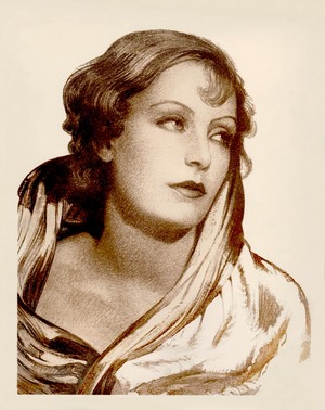  Greta Garbo Illustration
