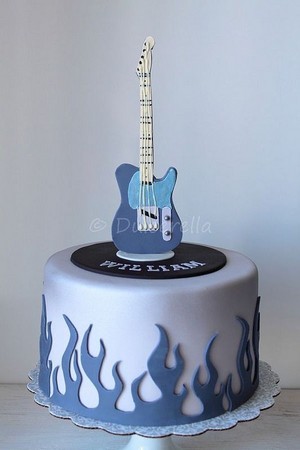  guitarra Birthday Cake