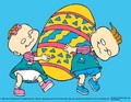 rugrats - Happy Easter Egg 2020 Rugrats Phil and Lil Wallpaper wallpaper