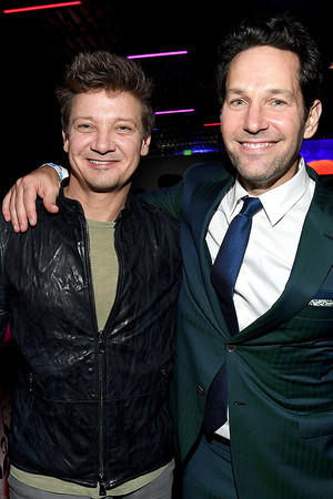  Jeremy Renner and Paul Rudd attend AT-T TV Super Saturday Night on February 01, 2020 in Miami