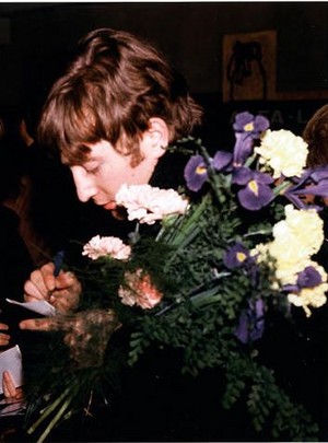  John signing an autograph 🧡