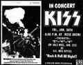 KISS ~Mt. Pleasant, Michigan...January 30, 1976 (Alive Tour)  - kiss photo