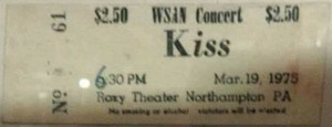 KISS ~Northampton, Pennsylvania...March 19, 1975 (The Roxy Theatre - Dressed to Kill Tour) 