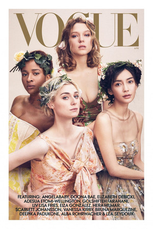  Léa Seydoux, Elizabeth Debicki, Adesua Etomi-Wellington and Angelababy - Vogue Cover - 2019