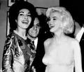 Marilyn Talking With Maria Callas - marilyn-monroe photo