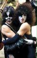 Paul and Peter ~Hollywood, California…February 24, 1976 (Grauman’s Chinese Theater)  - kiss photo