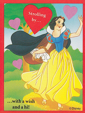  Snow White - Valentine's hari Cards