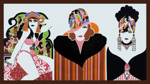 Theda Bara~Greta Garbo~Nita Naldi~Wallpaper Sample