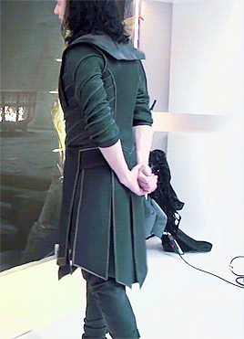 Tom Hiddleston as Loki Laufeyson  - Behind the scene - Thor The Dark World 
