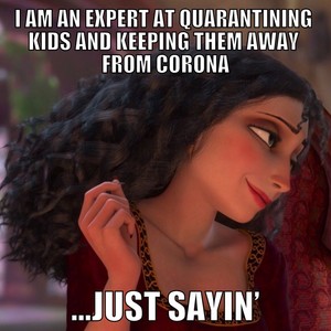  We should set a good example like mother gothel