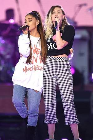 Ariana Grande and Miley Cyrus