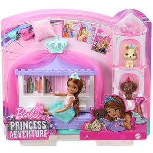  芭比娃娃 Princess Adventure - Chelsea 小狗 Playset