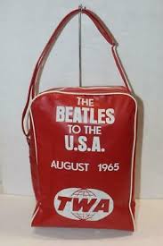 Beatles 1965 Tour TWA Travel Bag