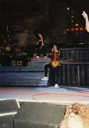  Eric and Bruce ~Tinley Park, Illinois...June 3, 1990 (Hot in the Shade Tour)