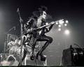 Gene ~Long Beach, California...May 31, 1975 (Dressed to Kill Tour)  - kiss photo