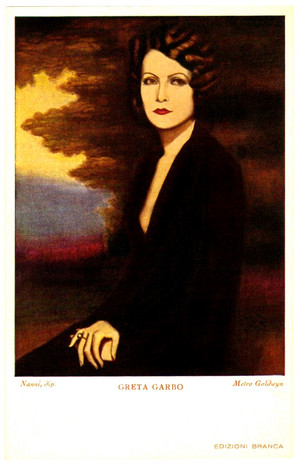  Greta Garbo ~ Vintage Post Card
