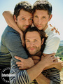 Jared, Jensen and Misha -EW exclusive portraits of the Supernatural cast - supernatural photo