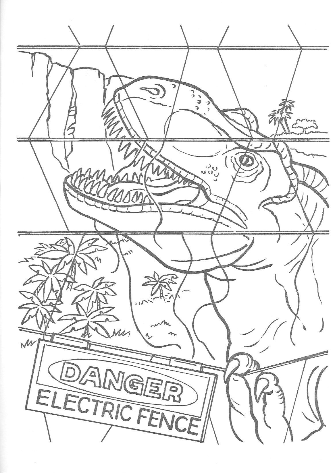 Jurassic Park Coloring Pages Free Free Printable Jurassic Park Coloring