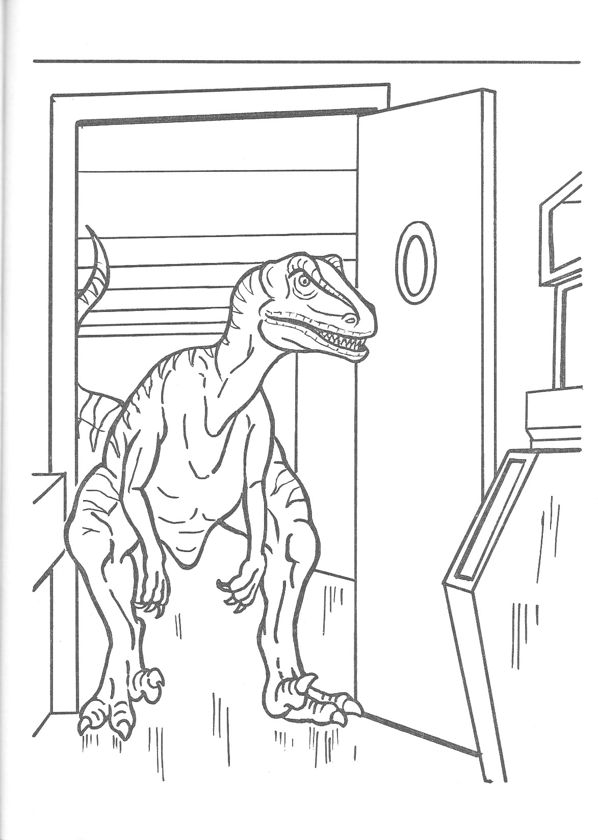 Jurassic Park official coloring page   Jurassic Park Foto ...