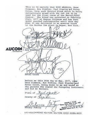  키스 and Stan Lee ~Depew, New York...May 25, 1977 (Borden Chemical Company)