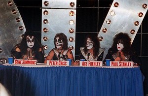  KISS ~press conference on board the U.S.S. Intrepid...April 16, 1996 (anchored in NYC)