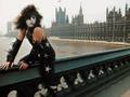 Paul ~London, England...May 10, 1976 (Heathrow Airport, Westminster Bridge and Buckingham Palace) - kiss photo