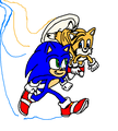 Sonic the Hedgehog 2 Movie Tails Best Friends - sonic-the-hedgehog fan art