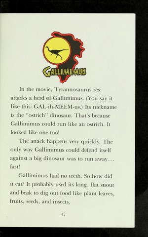  The Dinosaur of Jurassic Park (All Aboard Membaca Book)