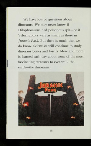  The Dinosaurs of Jurassic Park (All Aboard pagbaba Book)