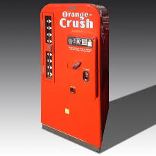Vintage Orange Crush Vending Machine
