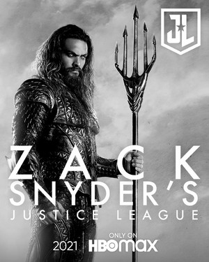 Zack Snyder's Justice League Poster - Jason Momoa as Aquaman