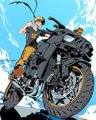 naruto with motorcycle - anime wallpaper