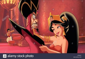Walt Disney Images - Prince Aladdin, Jafar & Princess Jasmine