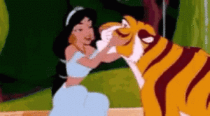 Walt Disney Gifs - Princess Jasmine & Rajah