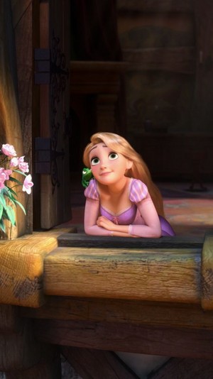 Walt Disney Screencaps – Pascal & Princess Rapunzel