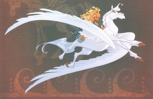  Atalante rides an Pegasus